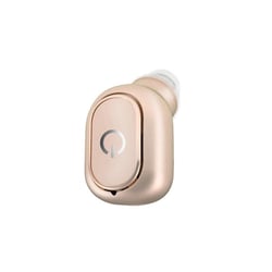 Ecouteur Bluetooth Invisibles Sans Fil Réduction De Bruit Longue Autonomie Beige 2 YONIS