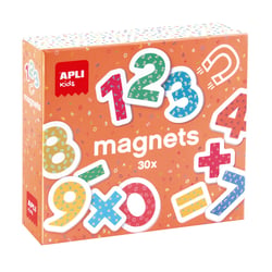Magnet chiffres en bois 30 u.