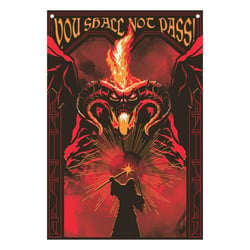 Le Seigneur des Anneaux - Bannière You shall not pass! 125 x 85 cm