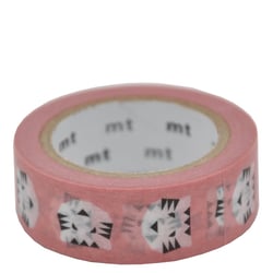 Masking tape - Papier Tigre - Le tigre rose - 7 m x 15mm