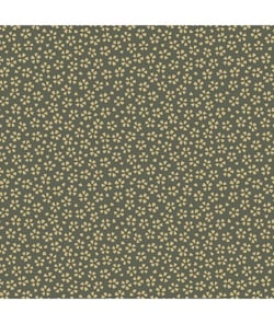 Tissu coton herbe d'amour Myosotis de 150 cm de largeur Sahz000 Marron vendu par 50 cm