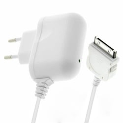 Avizar Chargeur Secteur 30 Broches pour iPhone 4S / 4 / 3G / 3GS Blanc
