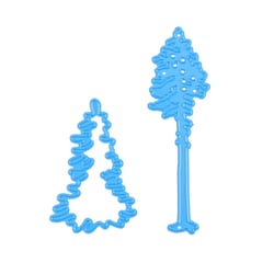 Matrices de découpe - Nellie's Choice - Arbres - 4,4 x 6,9 cm / 3,2 x 10,5 cm