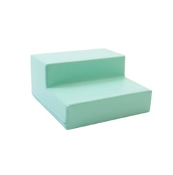 Mini marches en mousse vert menthe