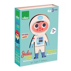 Jules a habiller puzzle en bois - VILAC - Vert - Dès 2 ans