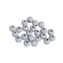 Perles en bois polies 6mm ø