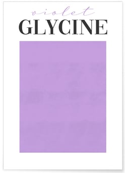 Affiche Violet Glycine | A3 : 29,7x42cm