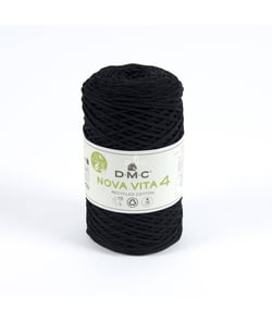 Coton recyclé ECO VITA 4 (250gr) ! - Dmc - certifié Oeko-Tex 072 Noir