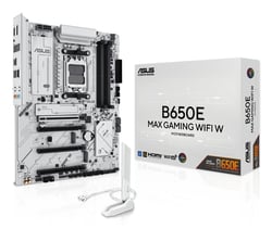 Carte mère Asus B650E MAX GAMING WIFI W - AMD B650 - Blanc - 30,5 x 24,4 cm