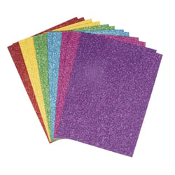 Papier scintill. Mix - Bunt, A5,autocoll., 14,8x21cm, 130g / m²,6 couleurs,12 feuilles