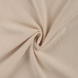 Tissu Velours milleraies uni Crème