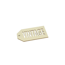 3 étiquettes bois Vintage ARTEMIO