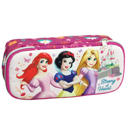 Trousse Rectangulaire Princesse Disney 23 CM - 2 compartiments
