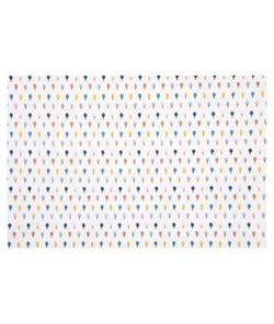 Tissu coton cornets de glace de 140 cm de largeur cornetblanc vendu par 50 cm