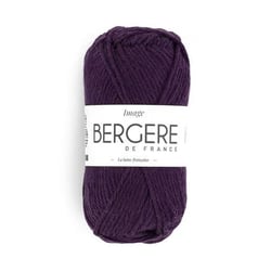 Pelote de laine - Violet - 50% Laine mérinos 50% acrylique - Bergère de France - Image