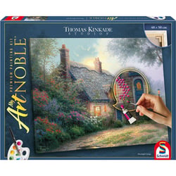 My Art Noble - Kit de peinture Premium - SCHMIDT SPIELE - Cottage au Clair de Lune - Dès 12 ans