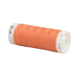 Bobine fil polyester 200m Oeko Tex fabriqué en Europe rouge orange