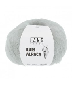 Pelote de 100% Alpaga SURI ALPACA - 25GR - Lang Yarns 0003 Gris