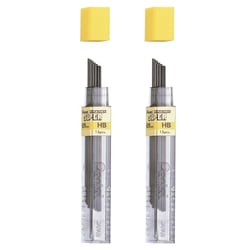 Mine de rechange Pentel Hi-Polymer Super - 0,9 mm - HB - Lot de 2 étuis de 15 mines