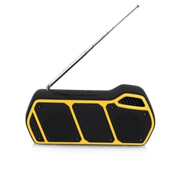 Enceinte Bluetooth Portable TWS FM USB TF Autonomie 5h Son Puissant 6W Jaune YONIS