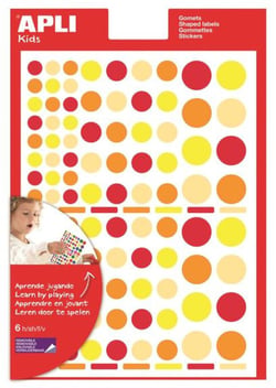 P 6F 624 GOMMET ENL ROND COUL ASSORTIES