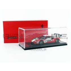 Voiture miniature de collection - LOOKSMART - FERRARI 488 GT3 - Vallelunga 2019 - Échelle 1/43 - Blanc/Rouge/Vert