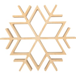 Flocon en bois 30x26 cm - Artemio