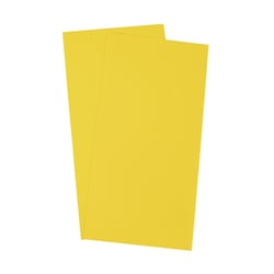 Cire à décorer, jaune, 20x10cm, 2 pces