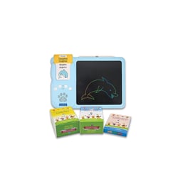 Imagier à cartes interactif parlant avec tablette à dessin- LEXIBOOK