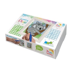 Kit créatif Pixel tableau avec cadre 14x17cm Koalas