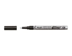 Marqueur Super Color Corps Alu Pointe Fine Argent PILOT