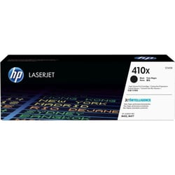 TONER  410X (CF410X) noir - cartouche authentique pour imprimantes  Color LaserJet Pro M377/M452/MFP M477