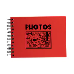 Album à spirales 50 pages noires Musicart - Rouge - Exacompta