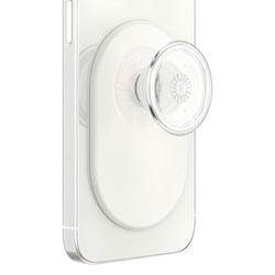 PopSockets Support PopGrip MagSafe Rétractable pour iPhone Magnétique Stand et Selfie Blanc