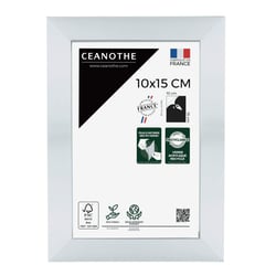 Cadre photo Precious acier 10x15 cm
