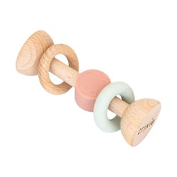 Hochet en silicone et bois - Mrs. Cat - TRIXIE BABY