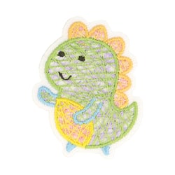 Ecusson thermocollant joli monde de la nature dinosaure 3.5x3cm