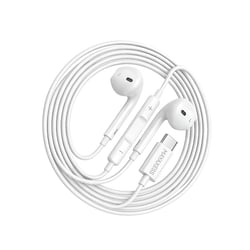 Mayaxess Écouteurs Filaires USB-C avec Micro intégré pour Galaxy Z Fold 5 Blanc