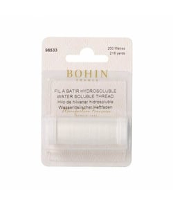 Fil à bâtir hydrosoluble - Bohin Blanc