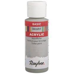Peinture Acrylic, flacon 59 ml, gris clair