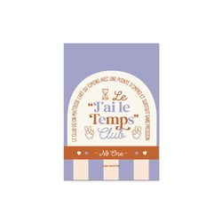 Carnet souple A6 - Club N°One (J'ai le temps)