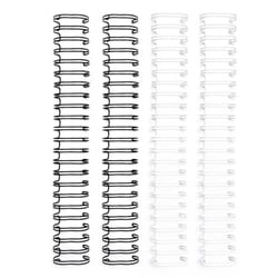4 spirales de reliure noir blanc 2,5 cm - We R