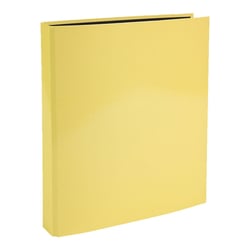 Classeur - A4 - 4 anneaux - Jaune pastel - Dos 40 mm - Aquarel - Exacompta