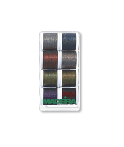Coffret de Fils à Broder Madeira Metallic "Soft" : Un Éclat Doux d'Exception Multicolore