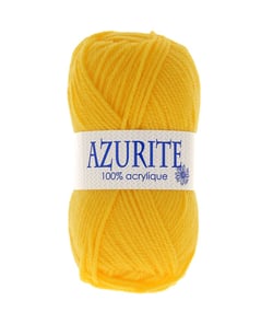 Pelote à tricoter AZURITE de Distrifil - Laissez votre créativité briller à petit prix ! - certifié Oeko-Tex 3006 Jaune tournesol