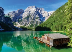 Puzzle 1500 pièces - Lac de Braies - Alipson Puzzle