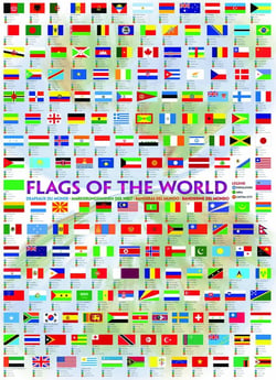Puzzle 1000 pièces - Drapeaux du monde - Eurographics