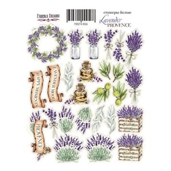 Planche de stickers couleur embelissement Fabrika Decoru LAVENDER PROVENCE 056