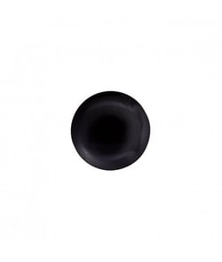 Carte de 5 boutons Polyester à queue Noir 12mm - Union Knopf Noir
