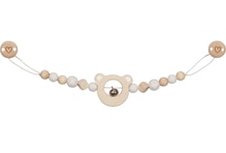Chaîne poussette tête d'ours blanc - Goki